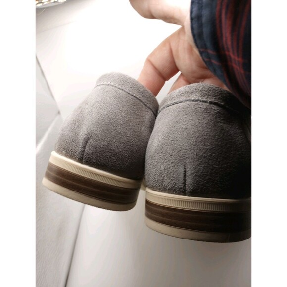 NEW Nwt Madden NYC Slip On Sz 9 Penny Loafers Shoe Men's Gray Suede Look Leather - Picture 9 of 10